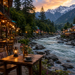 Riverside Cafes in Old Manali