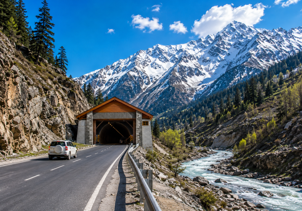 Manali to Atal Tunnel Distance