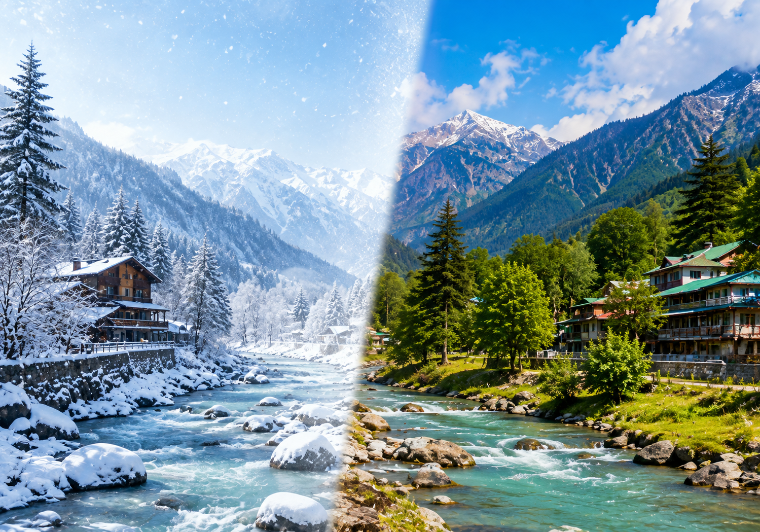 🏔️ Manali in Winter vs Summer: Which Season Suits Your Trip Best?